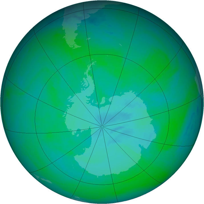 Ozone Map 2003-12-26
